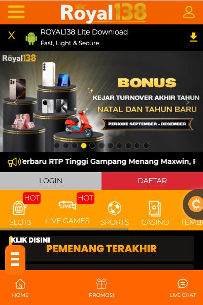 Royal138 Beranda